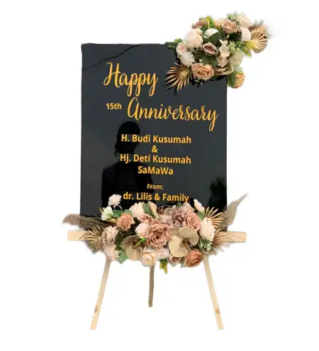 Papan Bunga Akrilik Papringan