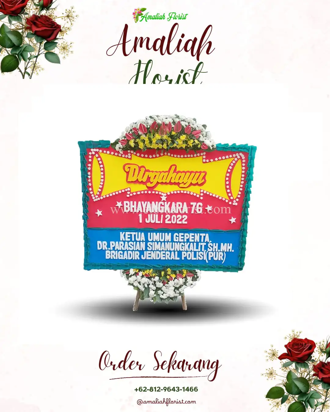 Papan Bunga HUT Ulang Tahun Papringan